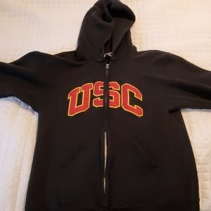 USC zipper hoodie unisex M